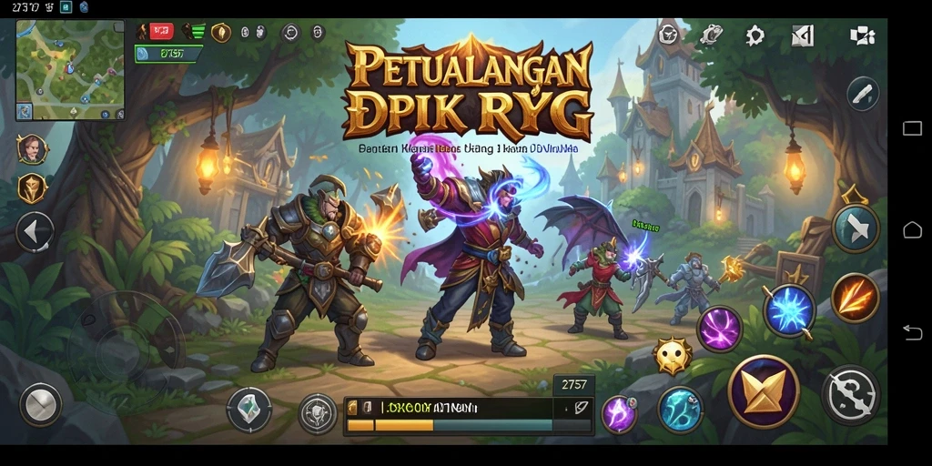 Tangkapan layar menarik dari gameplay RPG 2757 yang penuh aksi.