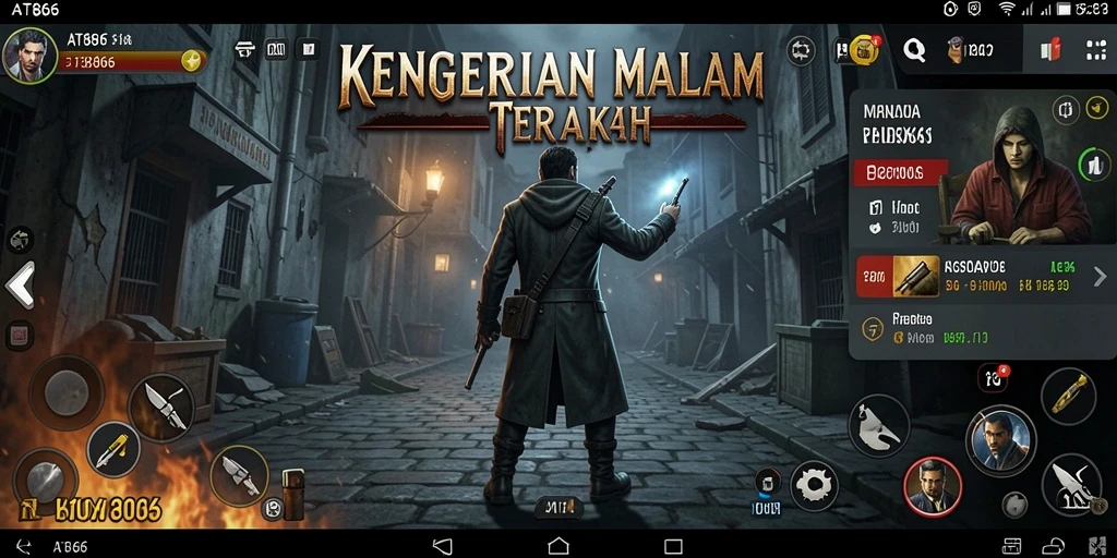 Tampilan menyeramkan dari gameplay AT866 yang mencekam.