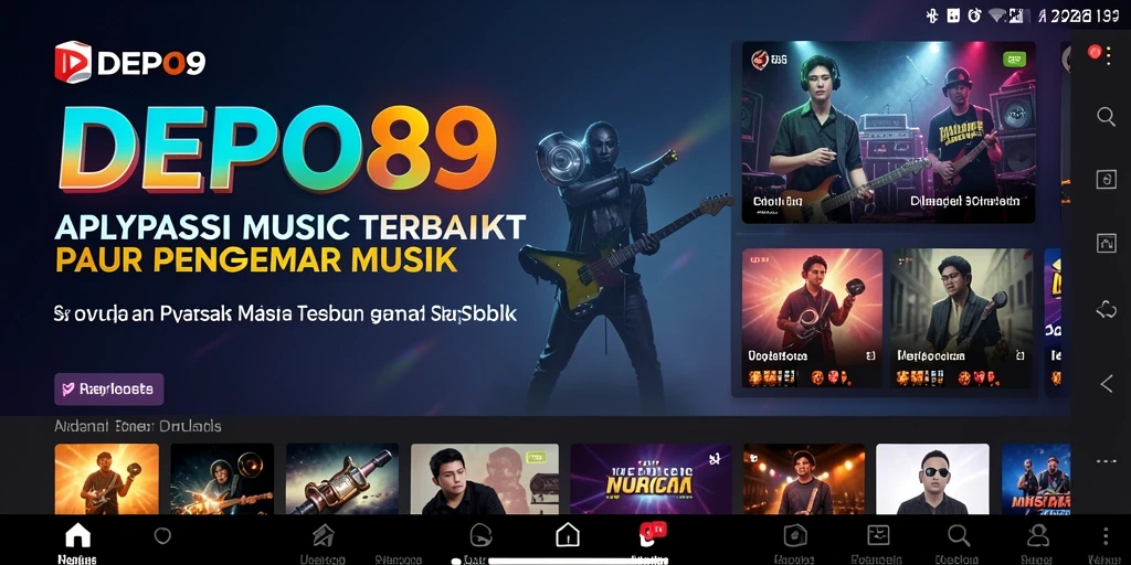 Screenshot gameplay DEPO89 menampilkan fitur karaoke seru.