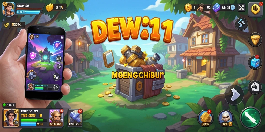 Tampilan gameplay DEWI11 yang menawan dan menarik.