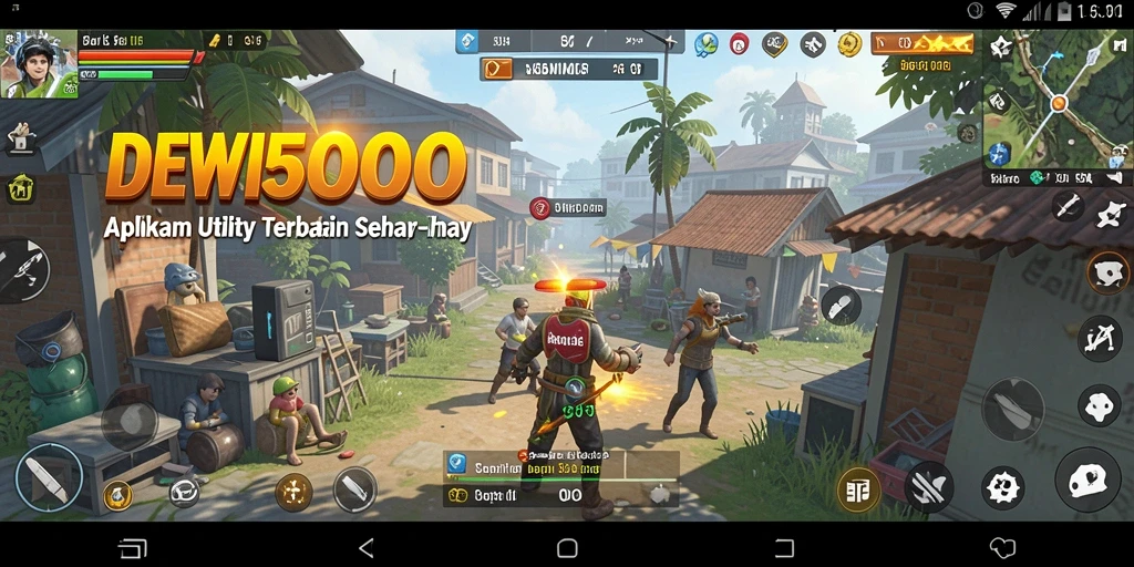 Tampilan antarmuka DEWI5000 yang intuitif dan fungsional.