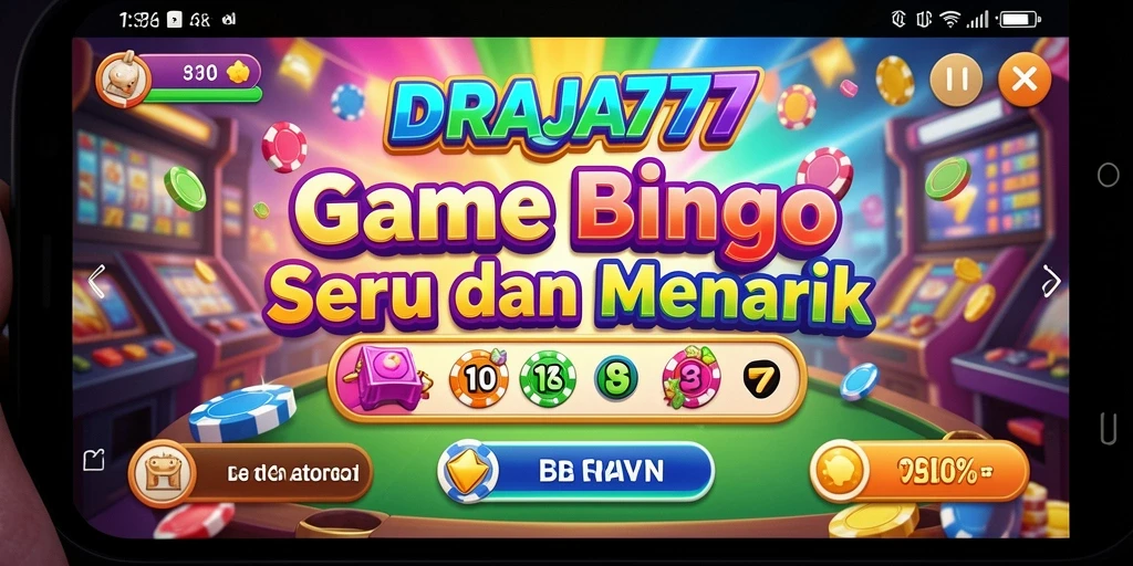 Tampilan gameplay seru dari DRAJA777 yang penuh tantangan bingo.