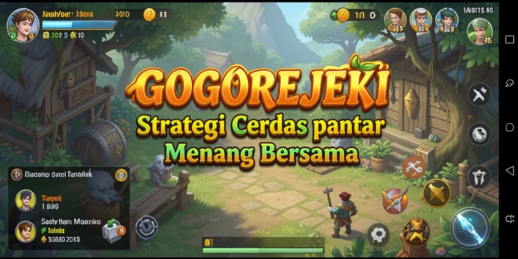 Tampilan gameplay GOGOREJEKI dengan berbagai strategi menarik.