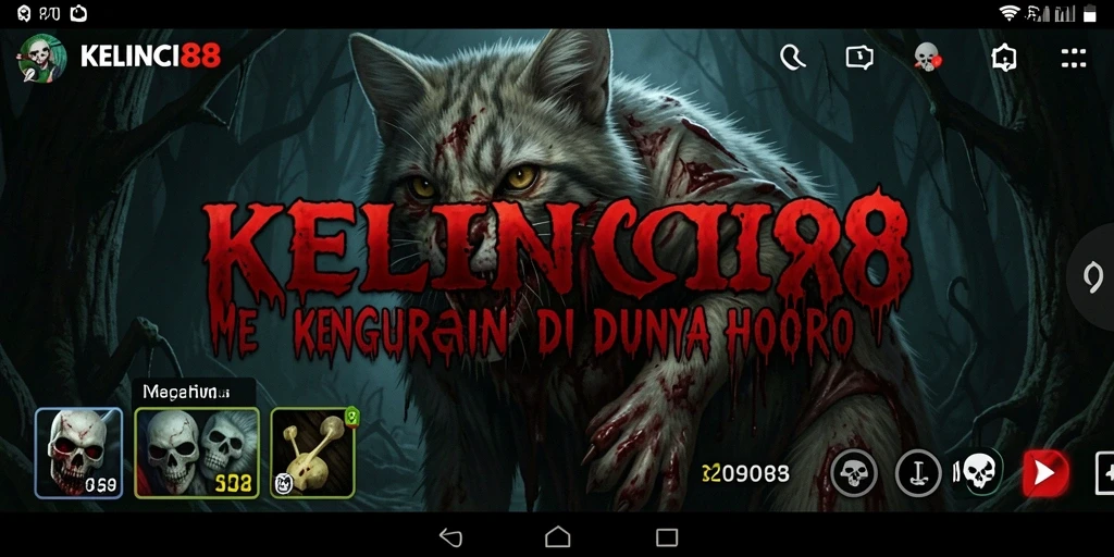 Tampilan gameplay menakutkan dari KELINCI88, menciptakan ketegangan luar biasa.