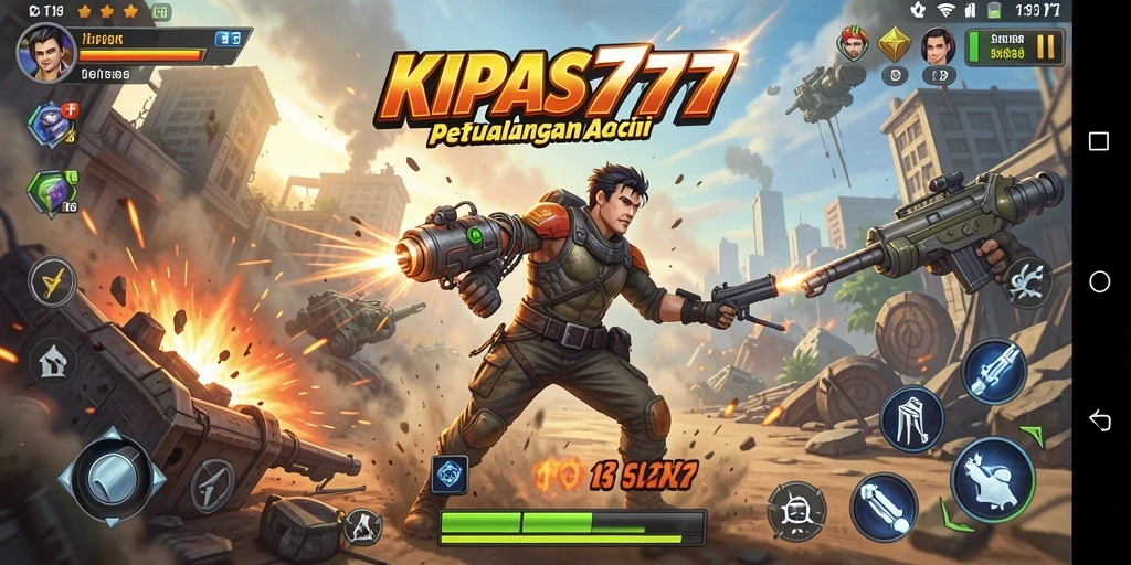 Tampilan aksi mendebarkan di KIPAS777 dengan grafis yang menakjubkan.