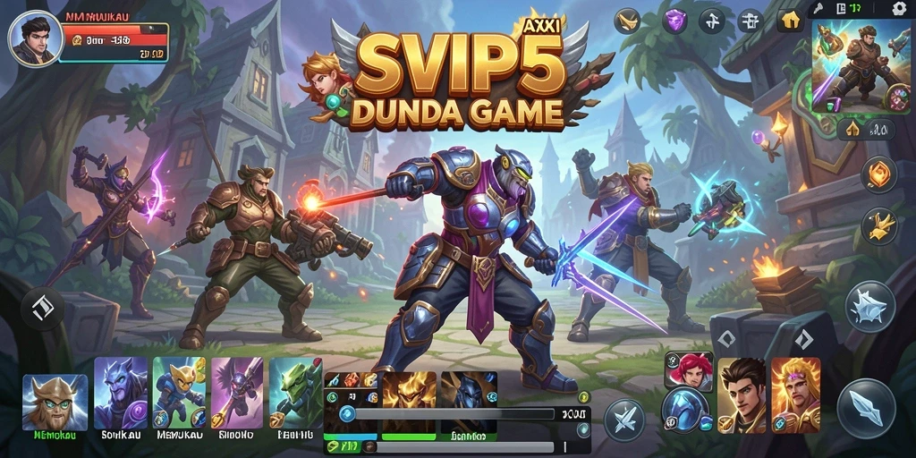 Screenshot gameplay menunjukkan aksi seru dan dinamis dari SVIP5.