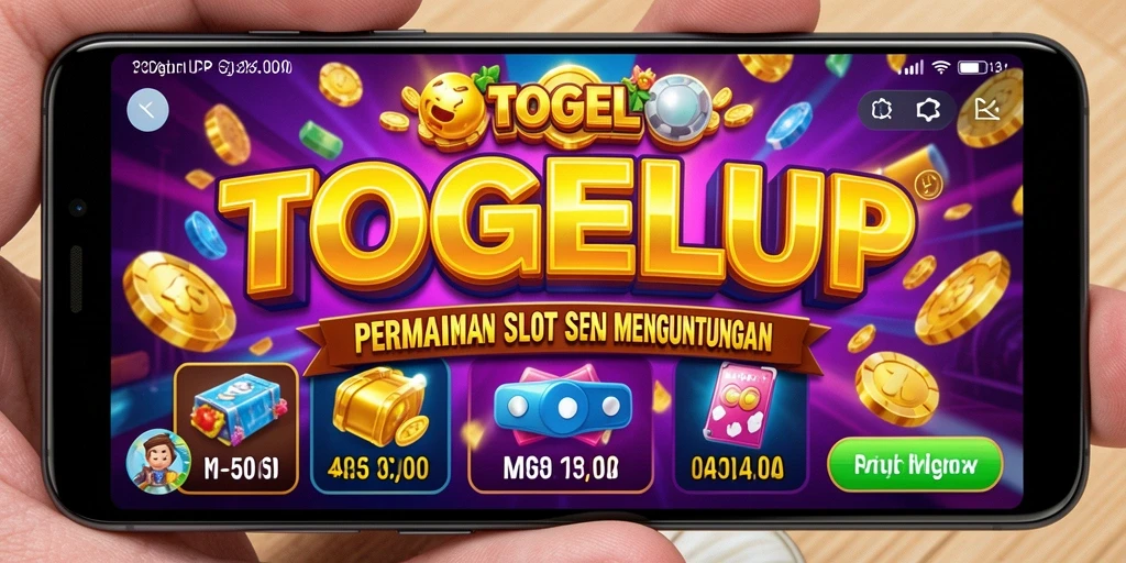 Tampilan gameplay TOGELUP yang menarik dan interaktif.