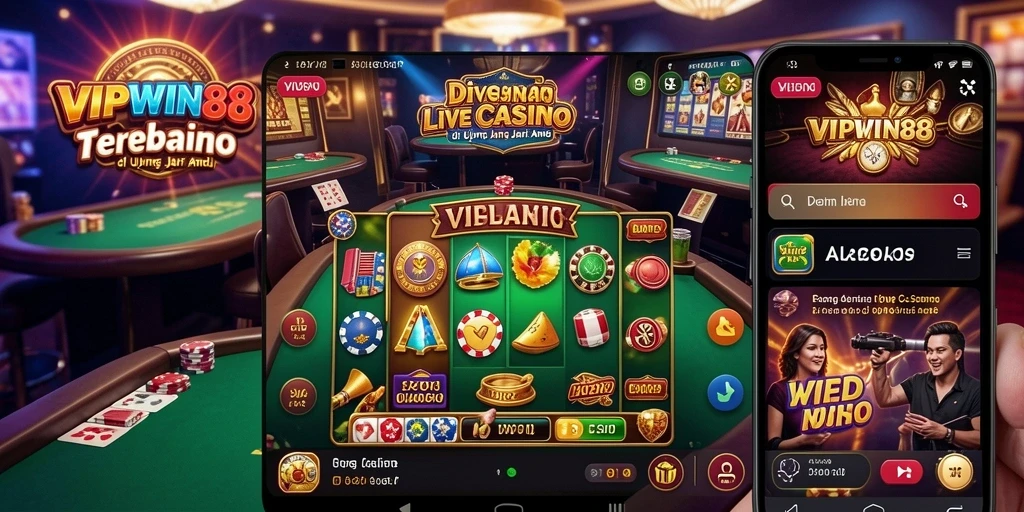Screenshot gameplay Live Casino VIPWIN88 yang menarik dan interaktif.